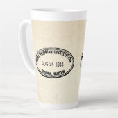 Bibliothek Briefmarke Smithsonian Institution 1944 Milchtasse (Linke Ecke)