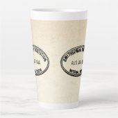 Bibliothek Briefmarke Smithsonian Institution 1944 Milchtasse (Vorderseite)