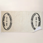 Bibliothek Briefmarke Smithsonian Institution 1944 Strandtuch (Vorderseite)