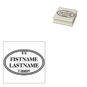 Bibliothek Briefmarke Stil ex libris Buchplatte Gummistempel (Stempel)