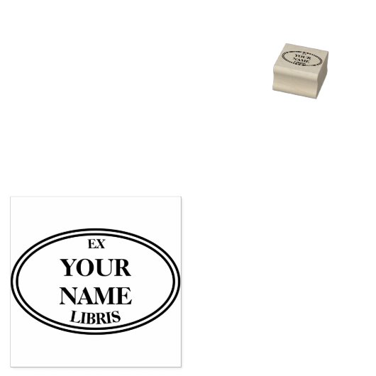 Bibliothek Briefmarke Stil ex libris Buchplatte Gummistempel (Stempel)