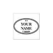 Bibliothek Briefmarke Stil ex libris Buchplatte Gummistempel (Prägung)