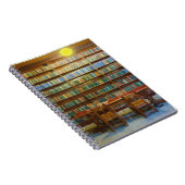 Bibliothek Buch Aquarell (Rechte Seite)