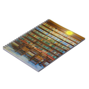 Bibliothek Buch Aquarell