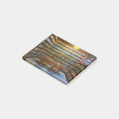 Bibliothek Buch Aquarell Post-it Klebezettel (angewinkelt)