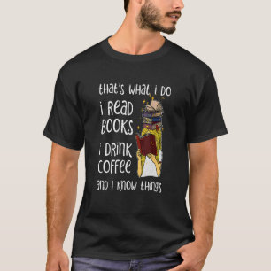 Bibliothek Buchbücher Literaturlehrer 1 T-Shirt
