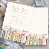 Bibliothek Bücher Kinderdusche Einladung