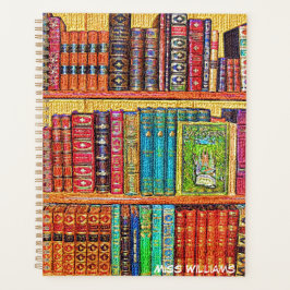 Bibliothek-Bücherplaner Planer