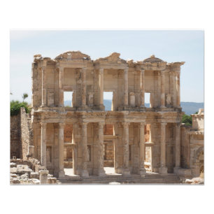 Bibliothek Celsus in Ephesus, Türkei Fotodruck