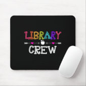 Bibliothek Crew Lehrer Spaß Erster Schultag Gesche Mousepad (Mit Mouse)