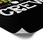 Bibliothek Crew Lehrer Spaß Erster Schultag Gesche Poster (Ecke)