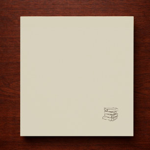 Bibliothek Dark Academia-Minimalistische Vintage-B Begleitkarte