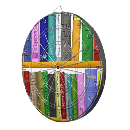 Bibliothek Dartscheibe (Vorderseite rechts)