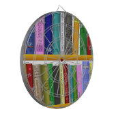 Bibliothek Dartscheibe (Vorderseite Links)