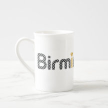 Bibliothek der Birmingham-Knochen-China-Tasse