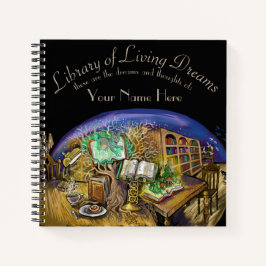 Bibliothek der Lebensträume Notizblock