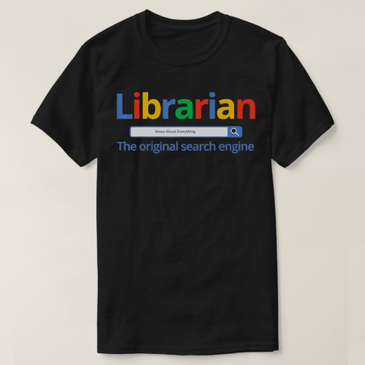 Bibliothek der Original Search Motor Library T-Shirt (Design vorne)
