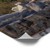 Bibliothek der Ruinen des Kelten Poster (Ecke)