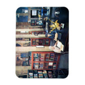 Bibliothek, Doylestown, PA Vintag Magnet (Vertikal)