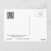 Bibliothek, Doylestown, PA Vintag Postkarte (Rückseite)