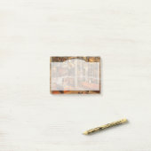 Bibliothek - ein literarischer Klassiker 1905 Post-it Klebezettel (Auf Schreibtisch)