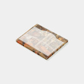 Bibliothek - ein literarischer Klassiker 1905 Post-it Klebezettel (angewinkelt)