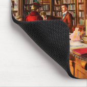 Bibliothek - Eine neuartige Idee 1895 Mousepad (Ecke)