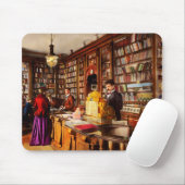 Bibliothek - Eine neuartige Idee 1895 Mousepad (Mit Mouse)