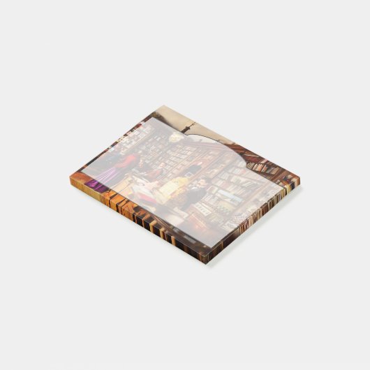 Bibliothek - Eine neuartige Idee 1895 Post-it Klebezettel (angewinkelt)