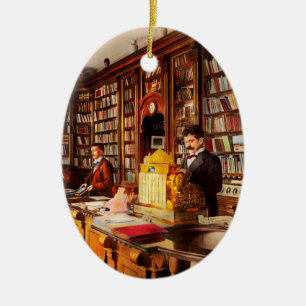 Bibliothek - Eine neue Idee 1895 Keramik Ornament