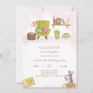 Bibliothek Einladung zum Geburtstag