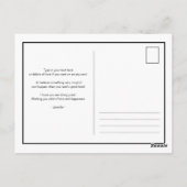 Bibliothek Eisbär Eiswürmer Aquarell Postkarte (Rückseite)