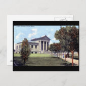 Bibliothek, El Paso, Texas 1911 Vintag Postkarte (Vorne/Hinten)