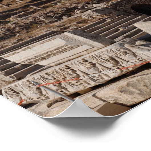 Bibliothek Ephesus Poster (Ecke)