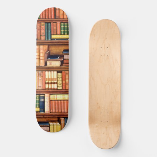Bibliothek für alte Bücher Skateboard (Vorderseite)