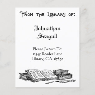Bibliothek für benutzerdefinierte Exlibris-Flugblä Flyer