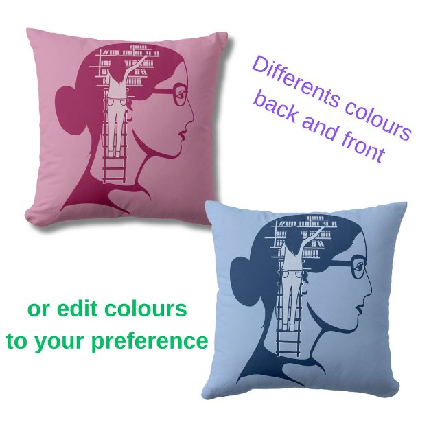 Bibliothek für Buchliebhaber Kissen (Von Creator hochgeladen)