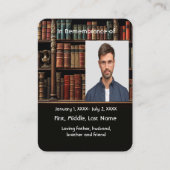 Bibliothek für die Gedächtniskarte Visitenkarte (Vorderseite)