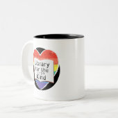 Bibliothek für die Kind-Tasse Zweifarbige Tasse (Vorderseite Links)