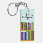 Bibliothek für Genie. Bücher für clevere Schüler Schlüsselanhänger (Vorderseite links)