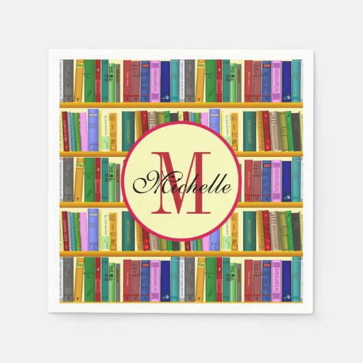 Bibliothek für Genie. Bücher für clevere Schüler Serviette (Vorderseite)