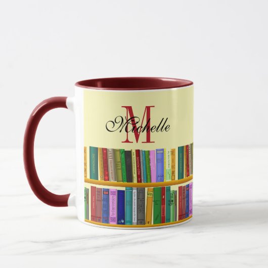 Bibliothek für Genie. Bücher für clevere Schüler Tasse (Links)
