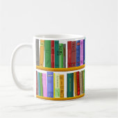 Bibliothek für Genie. Bücher für kluge Studenten Kaffeetasse (Links)
