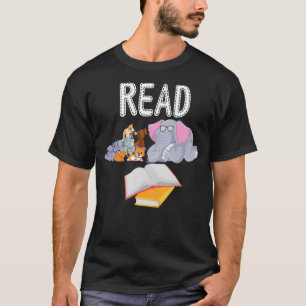 Bibliothek für Lehrer Lesen des Buches Club Piggie T-Shirt