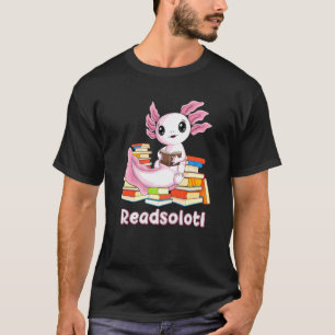 Bibliothek für Readsolotl Axolotl Reading Books Li T-Shirt