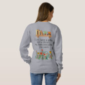 Bibliothek & Garten Sweatshirt (Schwarz voll)