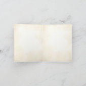 Bibliothek Hochzeit geklappt dank Karte (Innenseite)