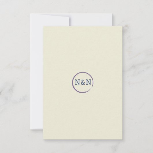 Bibliothek Hochzeitungs-RSVP Buchrückgabekarten RSVP Karte (Rückseite)