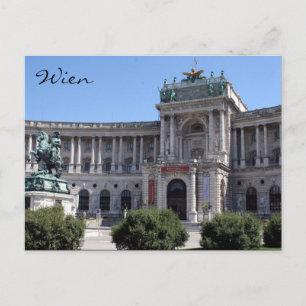 Bibliothek hofburg wien postkarte