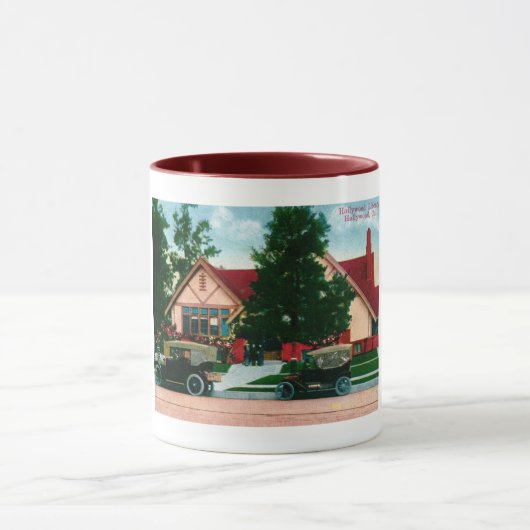 Bibliothek, Hollywood, CA Vintag Tasse (Zentrum)
